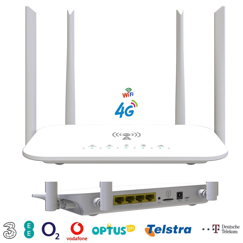  ǻ Ʈŷ Cpe Wps ޴ Ʈ FDD TDD LTE  SIM ī , 4G  ֽ RJ45 WAN/LAN LC116, 300Mbps